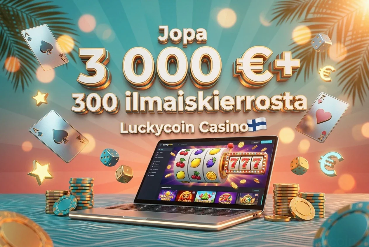 Jopa 3 000 €+ 300 ilmaiskierrosta
